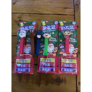 Pez Merry Christmas Candy & Dispenser Set Featuring Rudolph & Friends